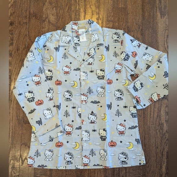 Hello Kitty Glow-in-the-Dark Pottery Barn Teen Cotton Pajama Set Adult Sz XS - Picture 14 of 14